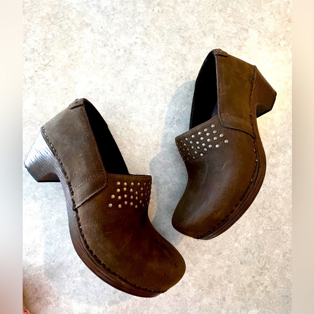 Brown Dansko Heel Clog- 37